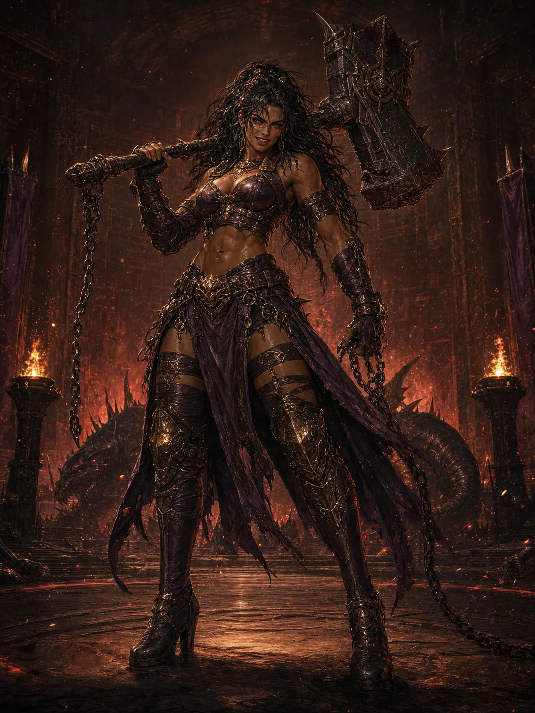 Independent · Warhammer champion in the flame temple